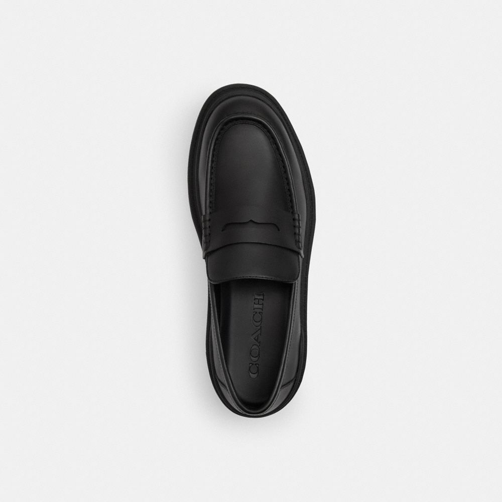 Coach Platform Loafer Black
