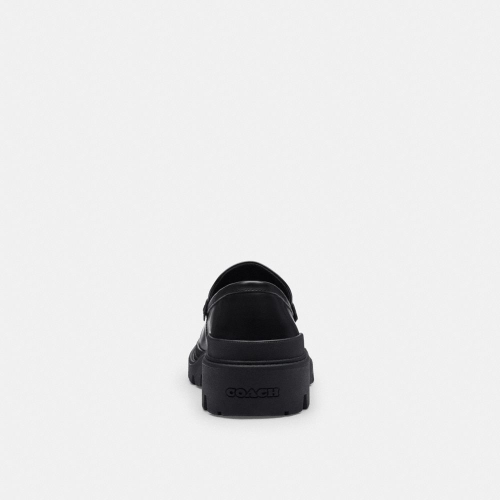 Coach Platform Loafer Black