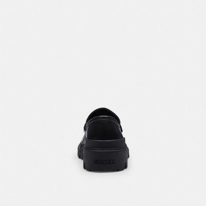 Coach Platform Loafer Black