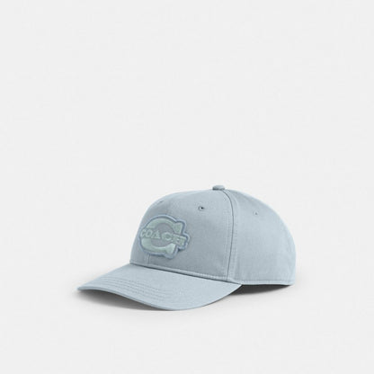 Coach Soho Flat Brim Baseball Hat Sea Mist
