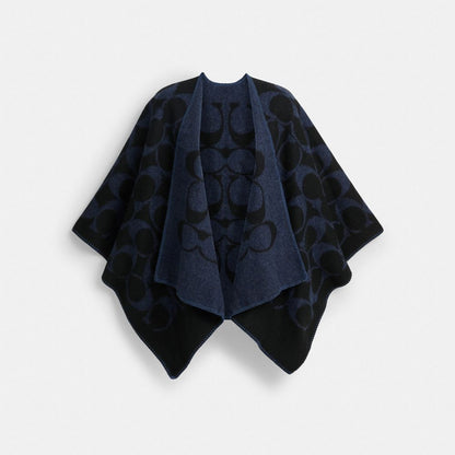 Coach Maxi Signature Cape Black