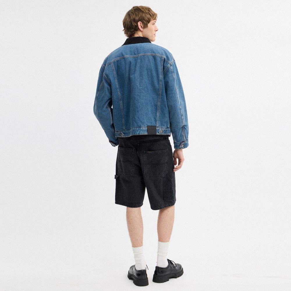 Coach Reversible Denim Jacket Western Wash