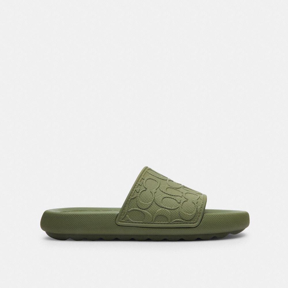 Men's Coach Obi Slide Olive