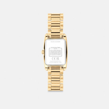 Coach Reese Watch, 20 Mm X 30 Mm Gold