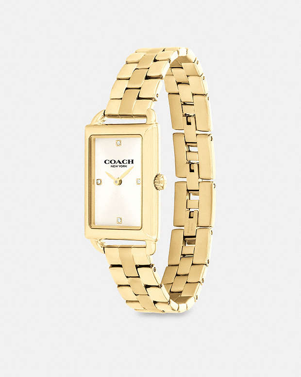 Liz Watch Gift Set, 30 Mm X 22 Mm Gold Gold