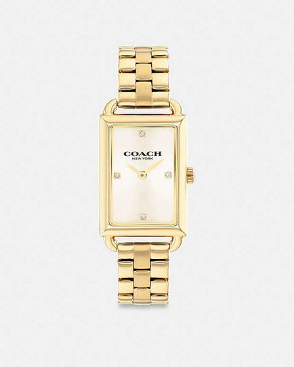 Liz Watch Gift Set, 30 Mm X 22 Mm Gold Gold
