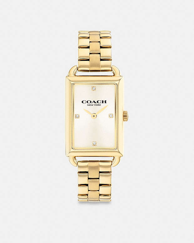 Liz Watch Gift Set, 30 Mm X 22 Mm Gold Gold
