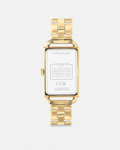 Liz Watch Gift Set, 30 Mm X 22 Mm Gold Gold