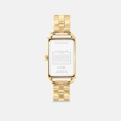 Coach Liz Watch Gift Set, 30 Mm X 22 Mm Gold