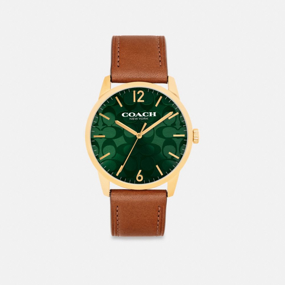Coach Keane Watch, 39 Mm Saddle