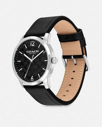 Keane Watch, 39 Mm Black Black