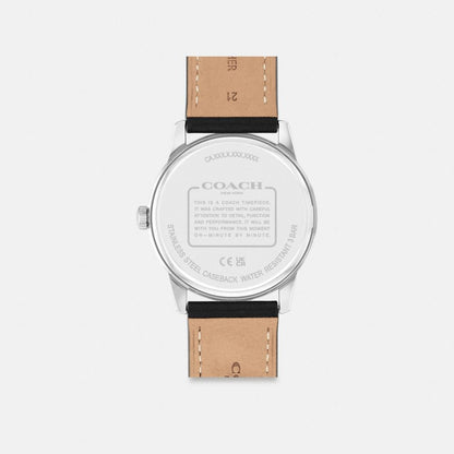 Coach Keane Watch, 39 Mm Black