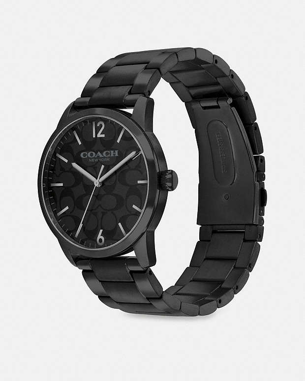 Keane Watch, 39 Mm Black Black