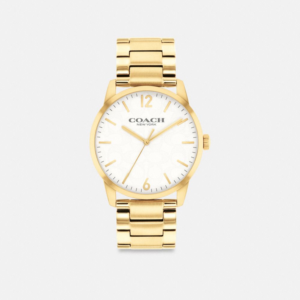 Coach Keane Watch, 39 Mm Gold