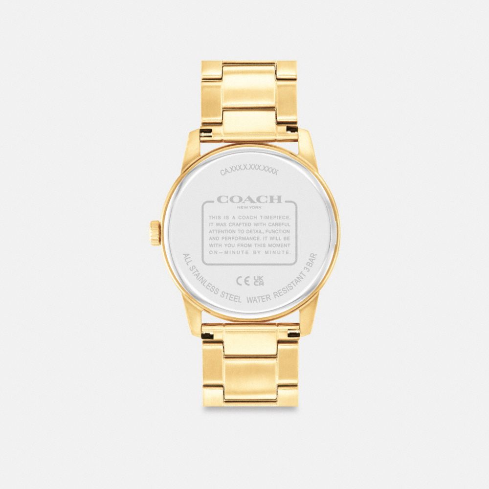 Coach Keane Watch, 39 Mm Gold