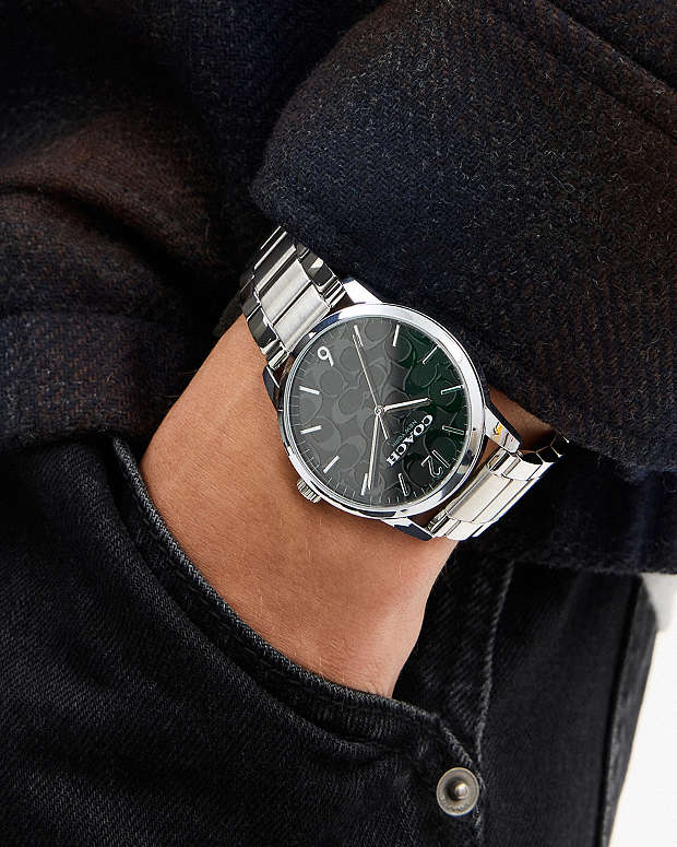 Keane Watch, 39 Mm Stainless Steel Stainless Steel