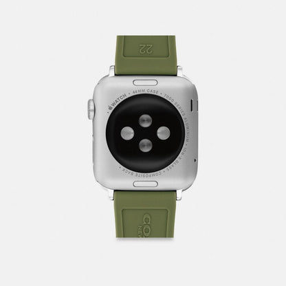 Coach Apple Watch® Strap Gift Set, 42 Mm, 44 Mm, 45 Mm And 46 Mm Green Black