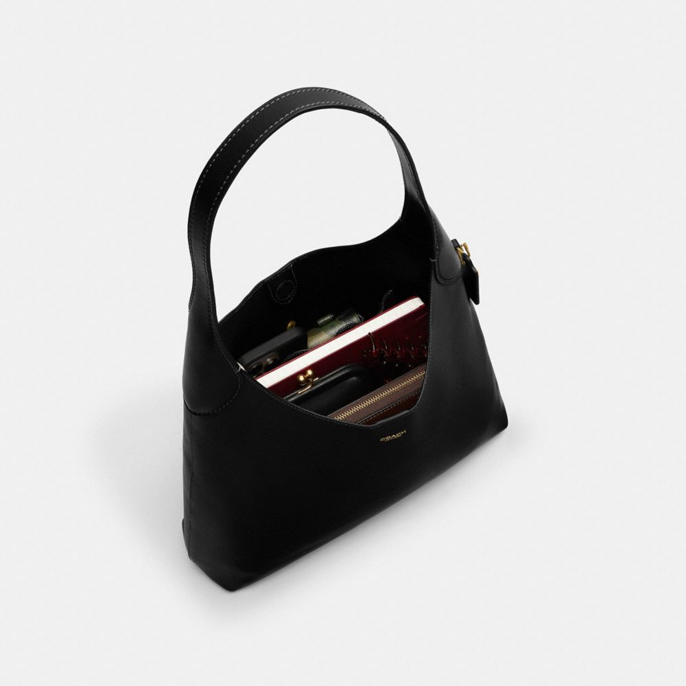 Coach Brooklyn Shoulder Bag 34 Brass Black