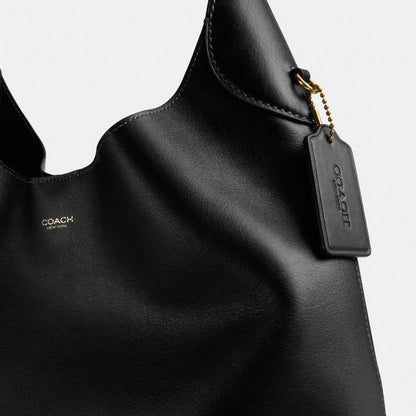 Coach Brooklyn Shoulder Bag 34 Brass Black