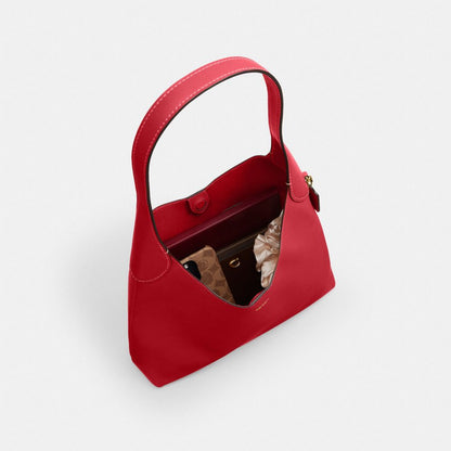Coach Brooklyn Shoulder Bag 34 Brass/Scarlet