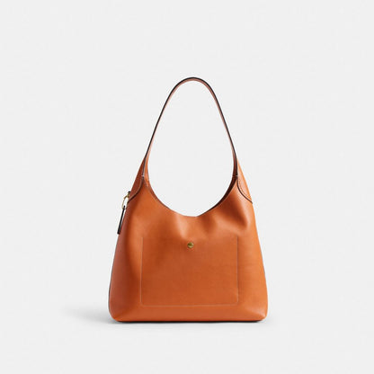 Coach Brooklyn Shoulder Bag 34 Brass Toffee