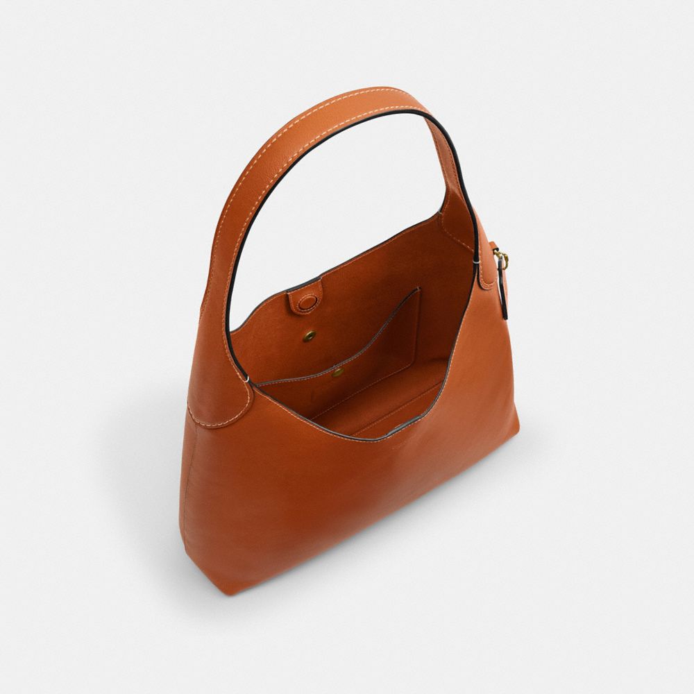 Coach Brooklyn Shoulder Bag 34 Brass Toffee