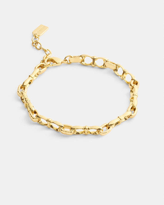 Signature Chain Link Bracelet Gold Gold