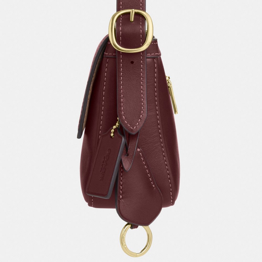 Coach Etta Small Flap Shoulder Bag Im Maroon