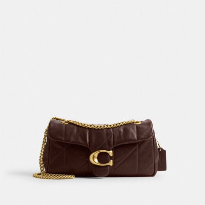 Coach Tabby Shoulder Bag 26 With Quilting Brass Maple