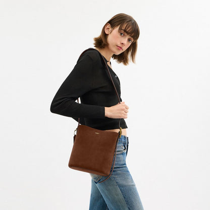 Coach Bleecker Bucket Bag 21 Brass Warm Brown