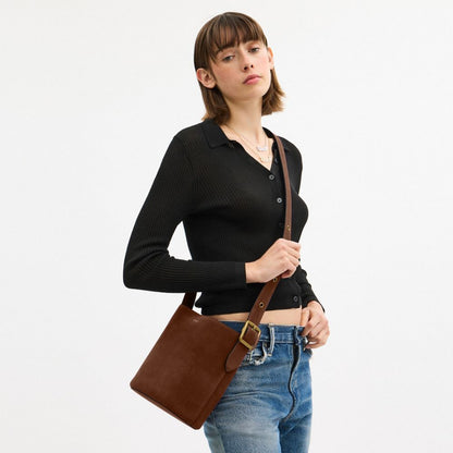 Coach Bleecker Bucket Bag 21 Brass Warm Brown