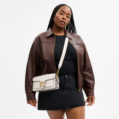Coach Tabby Shoulder Bag 26 Brass Chalk
