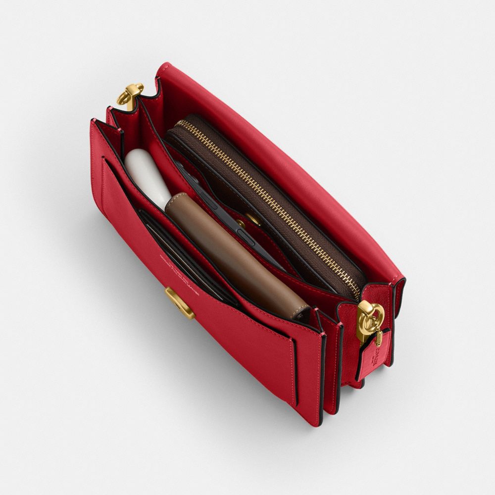 Coach Tabby Shoulder Bag 26 Brass/Poppy