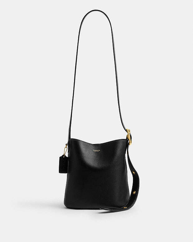 Bleecker Bucket Bag 21 Brass-Black Brass-Black