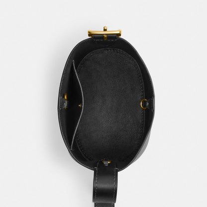 Coach Bleecker Bucket Bag 21 Brass Black
