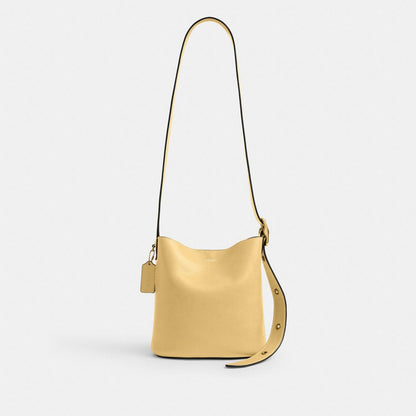 Coach Bleecker Bucket Bag 21 Brass Vanilla