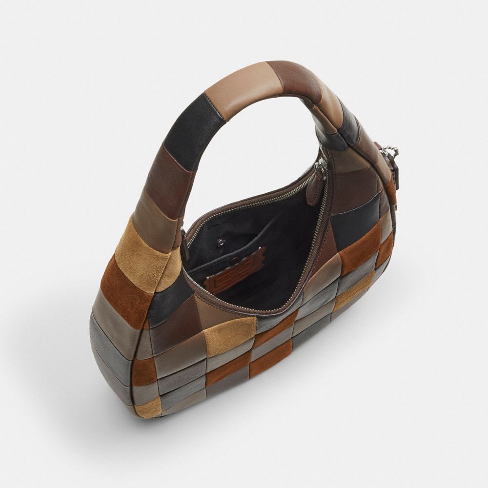 Coach Alter/Ego Crescent Shoulder Bag Tan Maple Multi 3