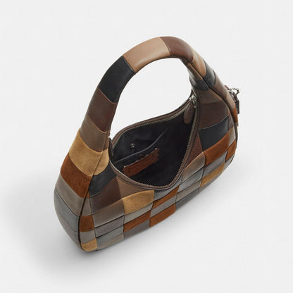 Coach Alter/Ego Crescent Shoulder Bag Tan Maple Multi 3