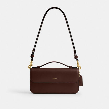 Coach Elora Top Handle Crossbody Bag Brass Maple