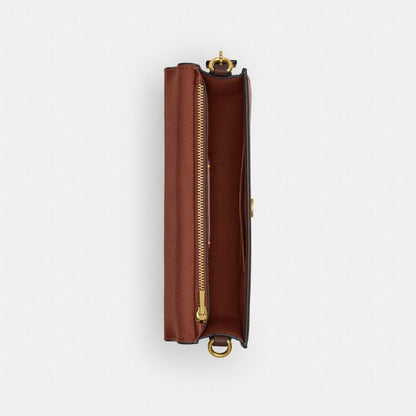 Coach Elora Top Handle Crossbody Bag Brass Maple