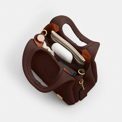 Coach Lana Shoulder Bag 19 Brass Maple