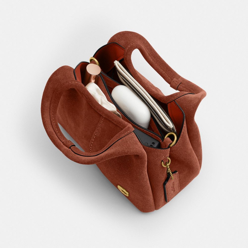 Coach Lana Shoulder Bag 19 Brass Clay