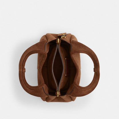 Coach Lana Shoulder Bag 19 Brass Warm Brown