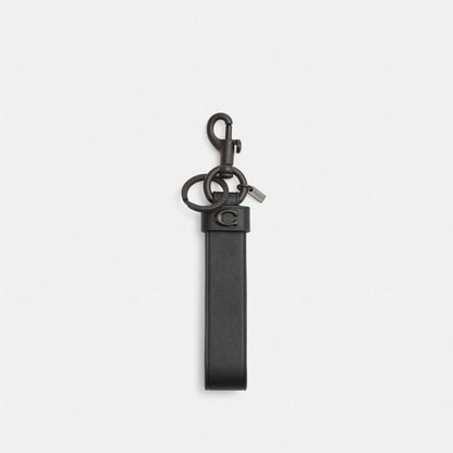 Coach Loop Bag Charm Black