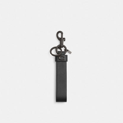 Coach Loop Bag Charm Black