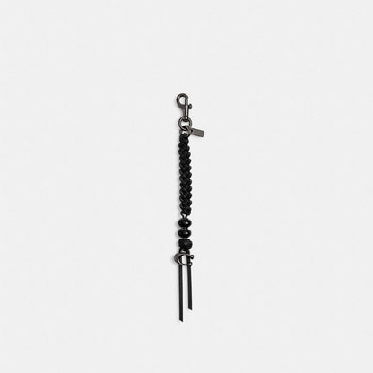 Coach Braided Bag Charm Black
