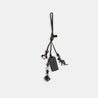 Coach Heritage Bag Charm Black