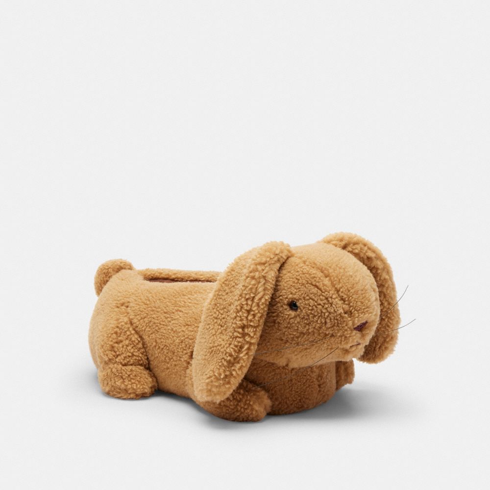 Women's Coach Bunny Slipper Natural