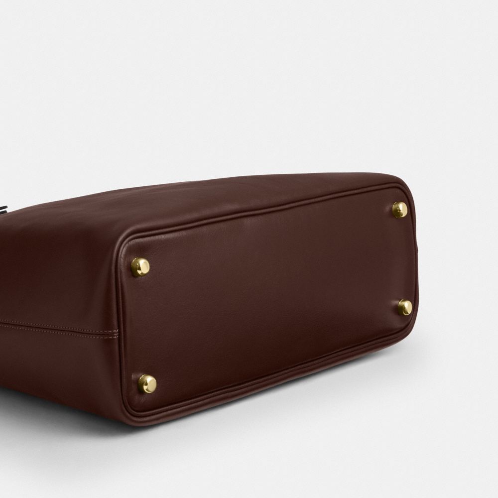 Coach Easton Tote Bag Gold Maple