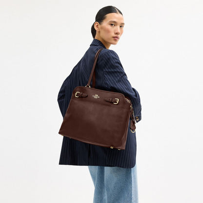 Coach Easton Tote Bag Gold Maple